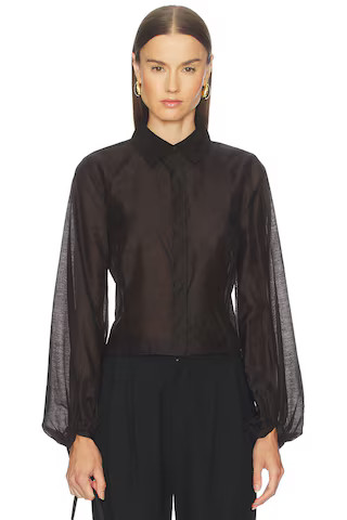 L'Academie by Marianna Tya Top in Black from Revolve.com | Revolve Clothing (Global)