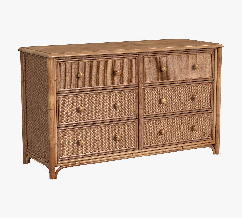 Daphne 6-Drawer Dresser, Honey | Pottery Barn (US)