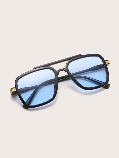 Men Top Bar Polarized Sunglasses | SHEIN