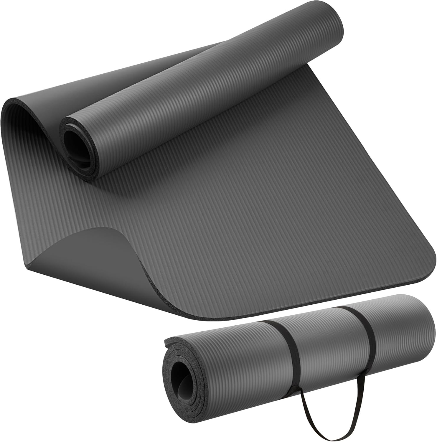 KEEP Extra Thick NBR Yoga Mat for Women & Men, 10mm Thick, 72”x32” Large Exercise Mat with Non-Slip Workout Mat for Yoga, Pilates, Stretching, Meditation – Wide & Cushioned Fitness Mat | Amazon (US)
