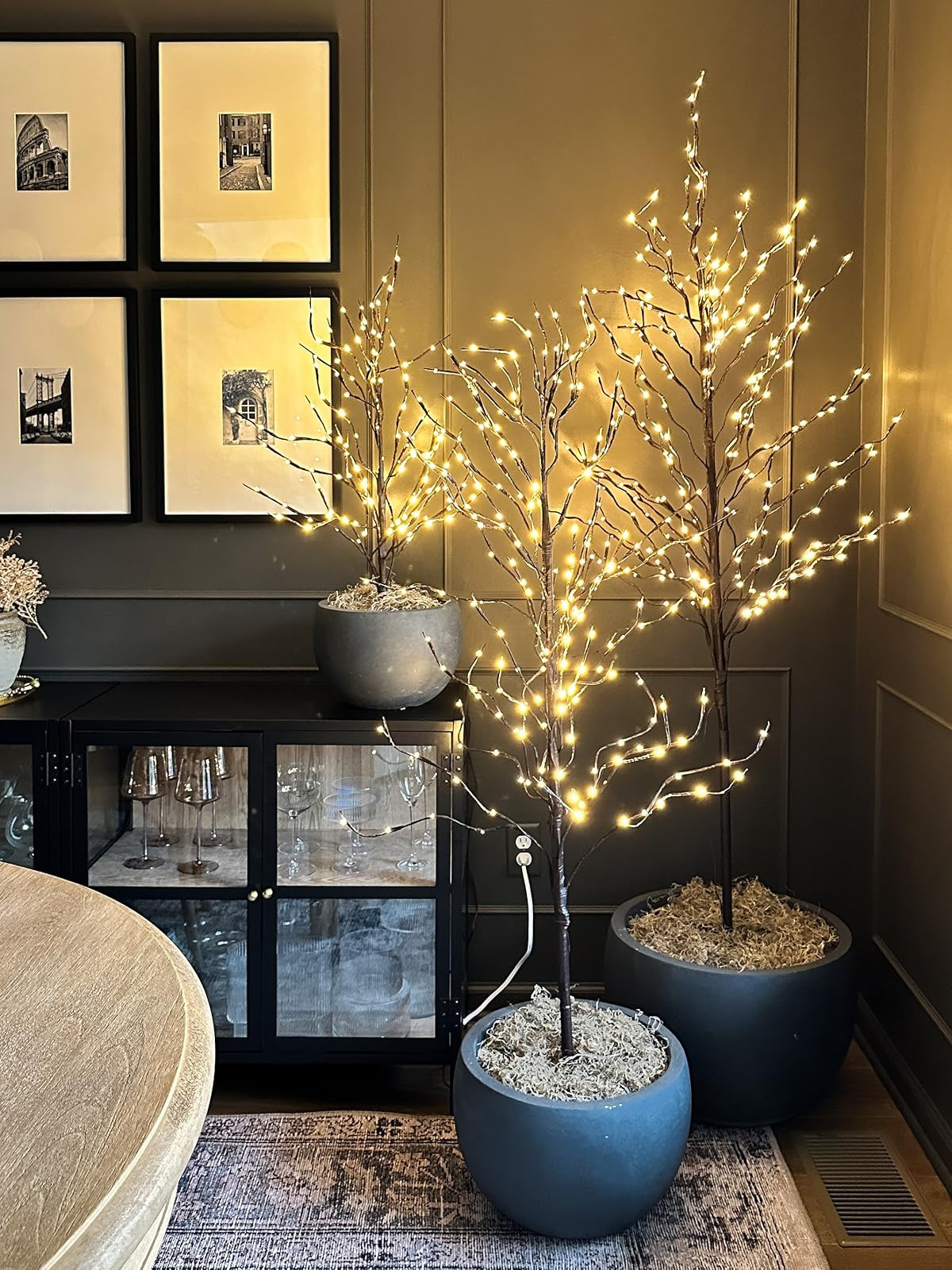 Lightshare Set of 3 Star Light Trees Christmas Decorations, Including 3 feet, 5 feet, and 6 feet,... | Amazon (US)