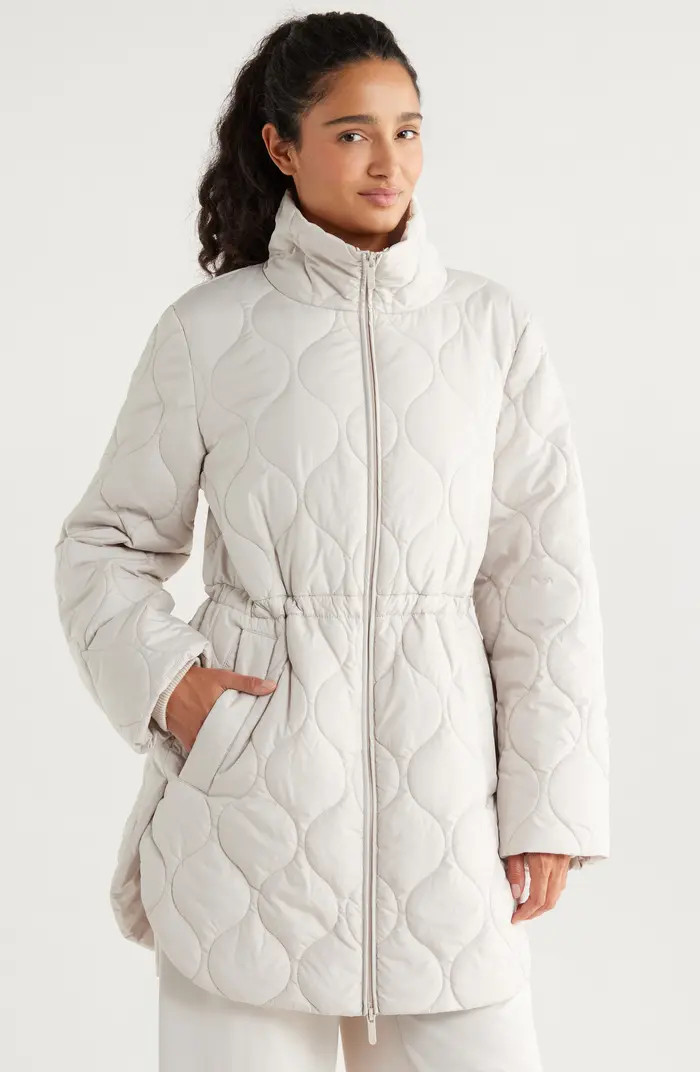 Skyline Longline Quilted Jacket | Nordstrom