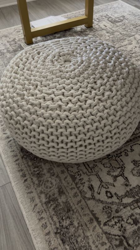 Chunky knit pouf, home decor

#LTKVideo #LTKHome #LTKFindsUnder100