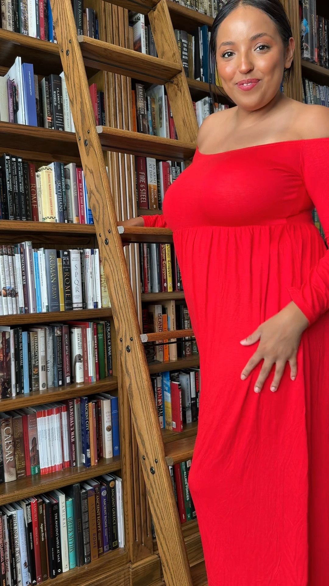 As someone who’s midsize, short, and has a fuller bust, finding a dress that fits just right can be a struggle. This off-shoulder red maxi dress is a total game-changer! The flowy fabric drapes beautifully, it’s stretchy enough to accommodate a fuller chest, and the length works perfectly for us shorter gals (no awkward hemming!). Plus, the pockets make it as practical as it is stunning. Perfect for holiday parties, date nights, or anywhere you want to feel effortlessly elegant. 

#LTKCyberWeek #LTKHoliday #LTKMidsize