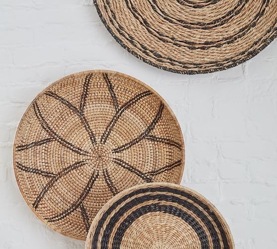 Handwoven Basket Wall Art | Pottery Barn (US)
