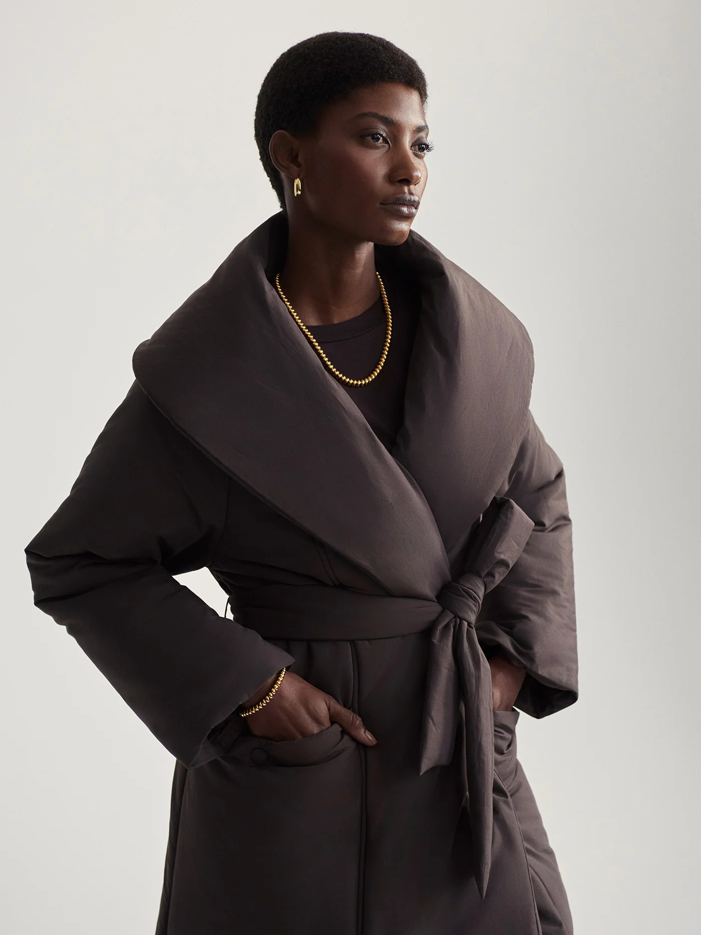 Ana Long Wrap Coat | Varley UK | Varley UK