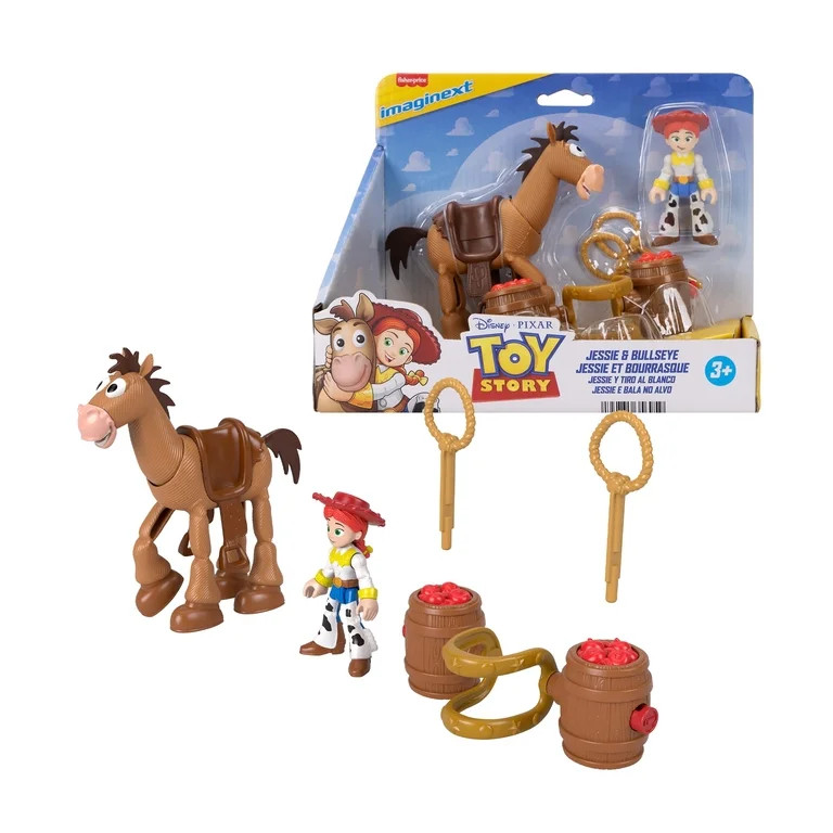 Disney and Pixar Toy Story Jessie & Bullseye Play Set, Projectiles & Saddle | Walmart (US)