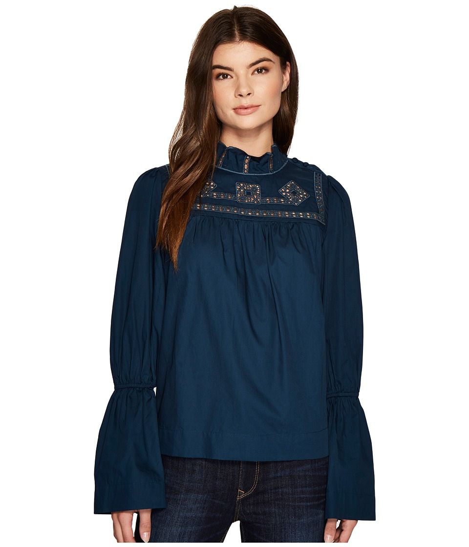 Free People - Another Eternity Top (Turquoise) Women's Clothing | Zappos