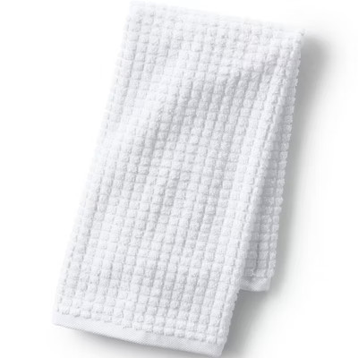 Lands' End Cotton Waffle Hand Towel - Hand Towel - White | Target