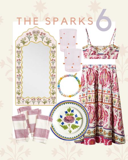 6 pretty finds from 6 different retailers!
Matching set; bespoke mirror; table linens; outdoor dining; candy bracelet; dinnerware; Chairish; Anthropologie; feminine style; girly

#LTKstyletip #LTKFind #LTKGiftGuide