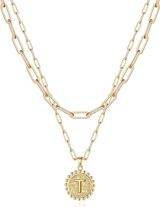 Yoosteel Women's 14KHGE Brass Necklace | Amazon (US)