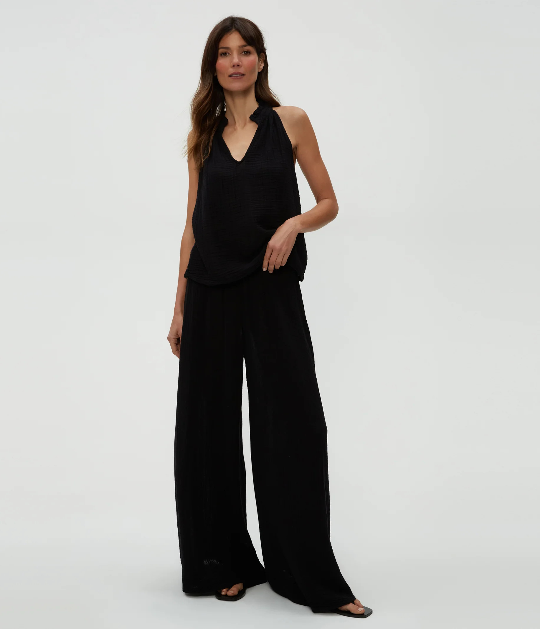 Variant options: Simba Smocked Waist Pant | MichaelStars.com