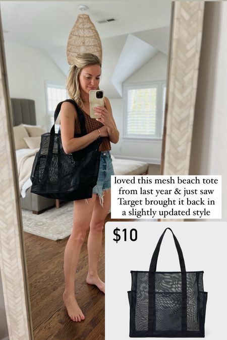 $10 mesh beach tote // several colors // my exact style is from last year, but linked this years version 

#LTKtravel #LTKitbag #LTKkids