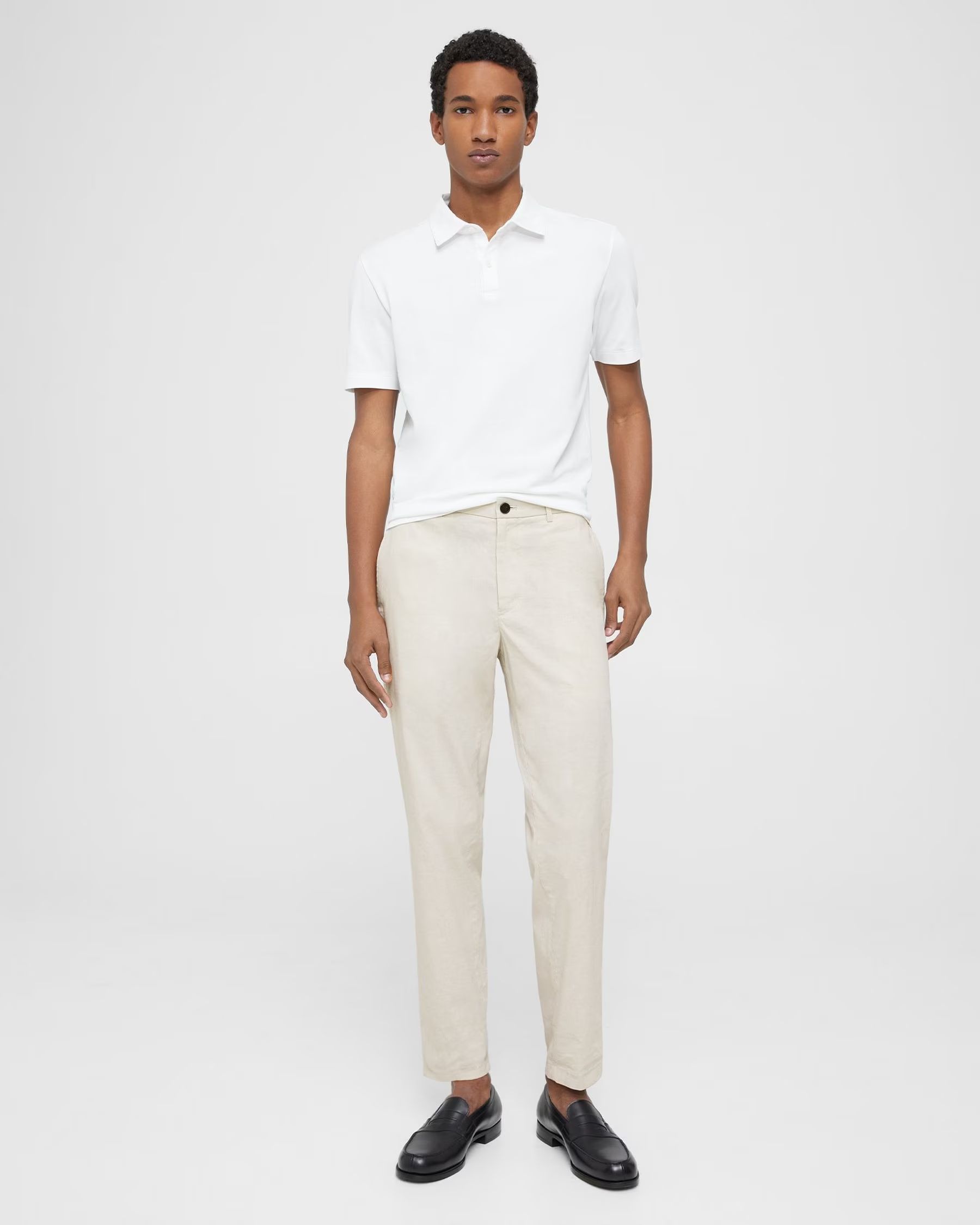 Curtis Drawstring Pant in Good Linen | Theory