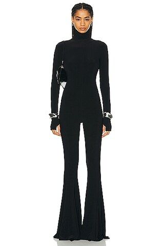 Long Sleeve Turtleneck Fishtail Jumpsuit | FWRD 