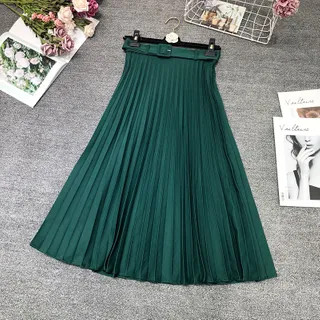 Midi Accordion Pleat Skirt | YesStyle Global