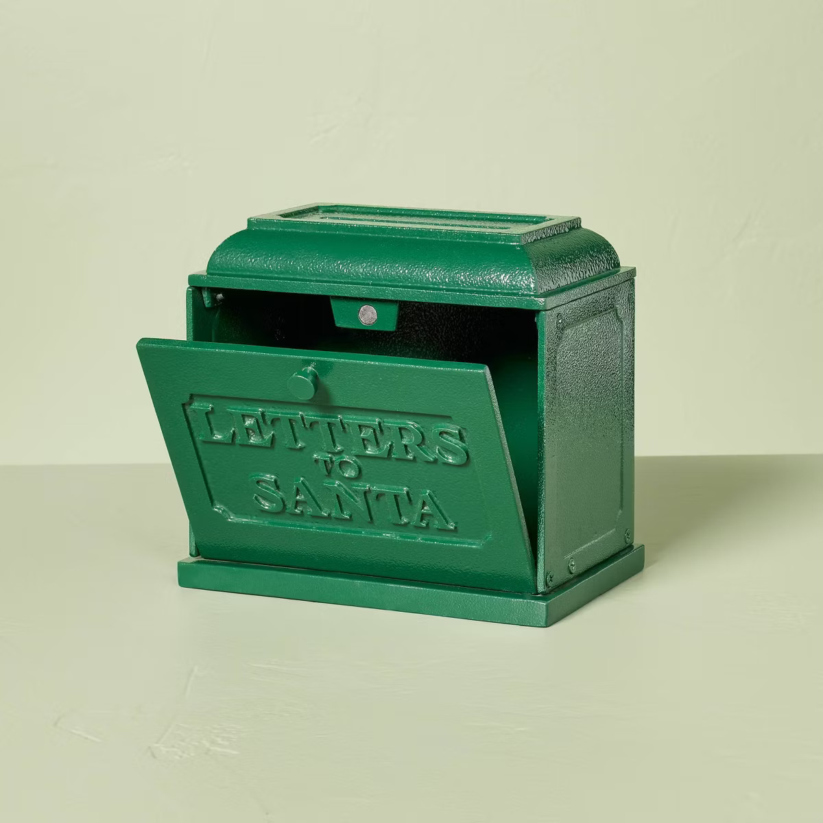 Letters To Santa Novelty Christmas Mailbox Dark Green - Hearth & Hand™ with Magnolia | Target