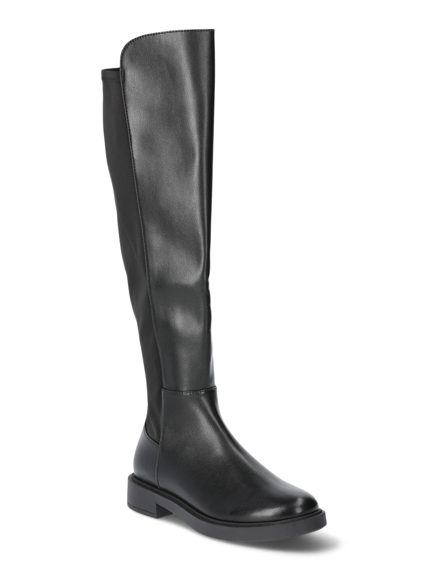 Time and Tru Women's Tall Over The Knee Stretch Boots, Wide Width Available | Walmart (US)