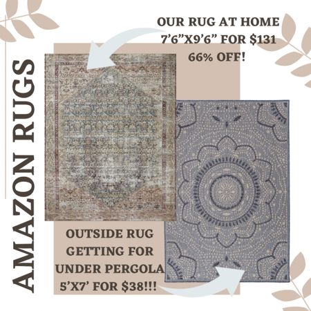Our living room rug is at a great price and I snagged this outdoor 5’x7’ rug for $38!

#LTKhome #LTKxPrime #LTKsalealert