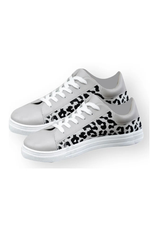 Dottie Taupe Leopard Print Sneakers FINAL SALE | Pink Lily