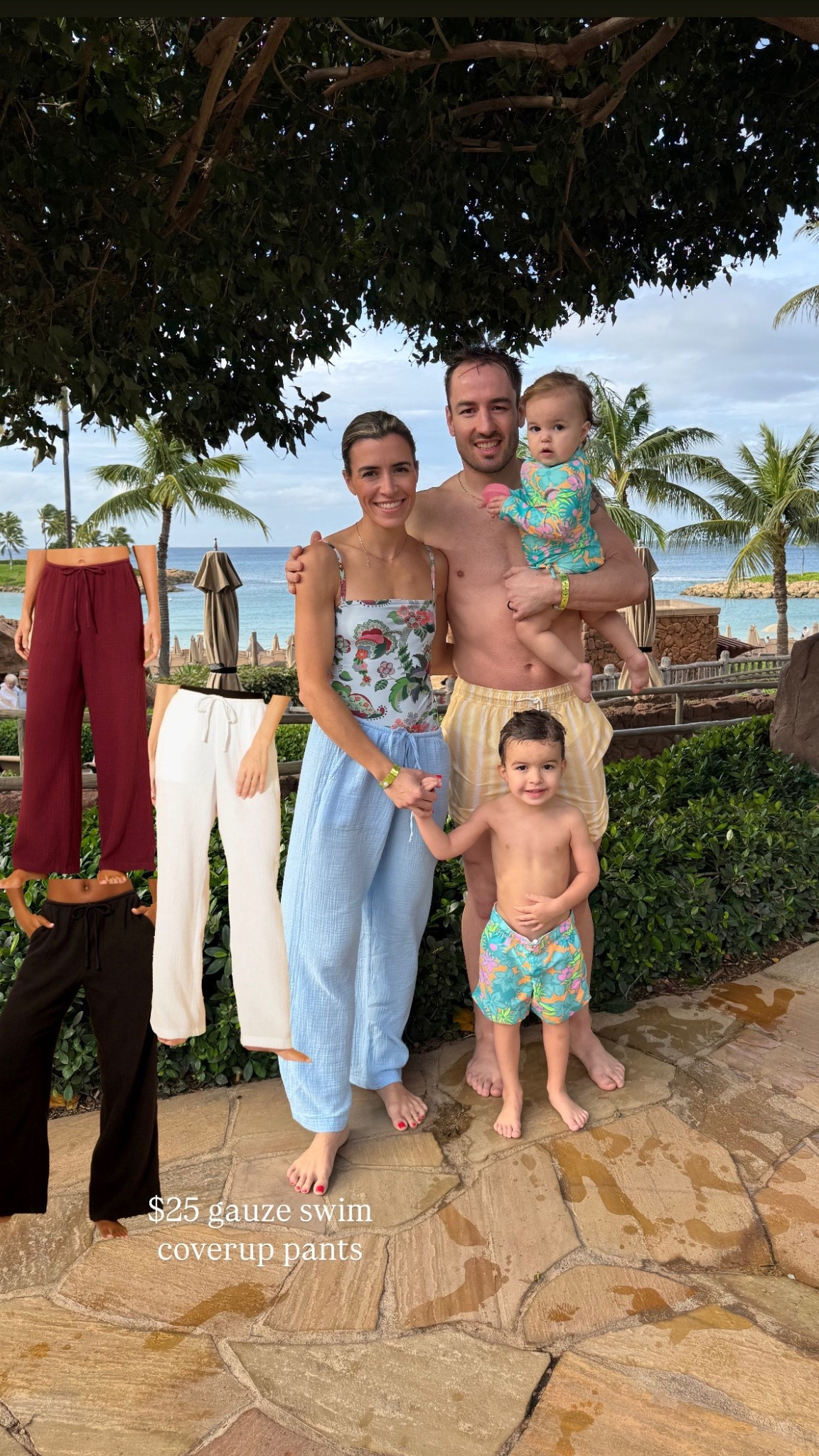 Cotton swim cover up pants 
Size small but could have done XS 

#LTKmomlife