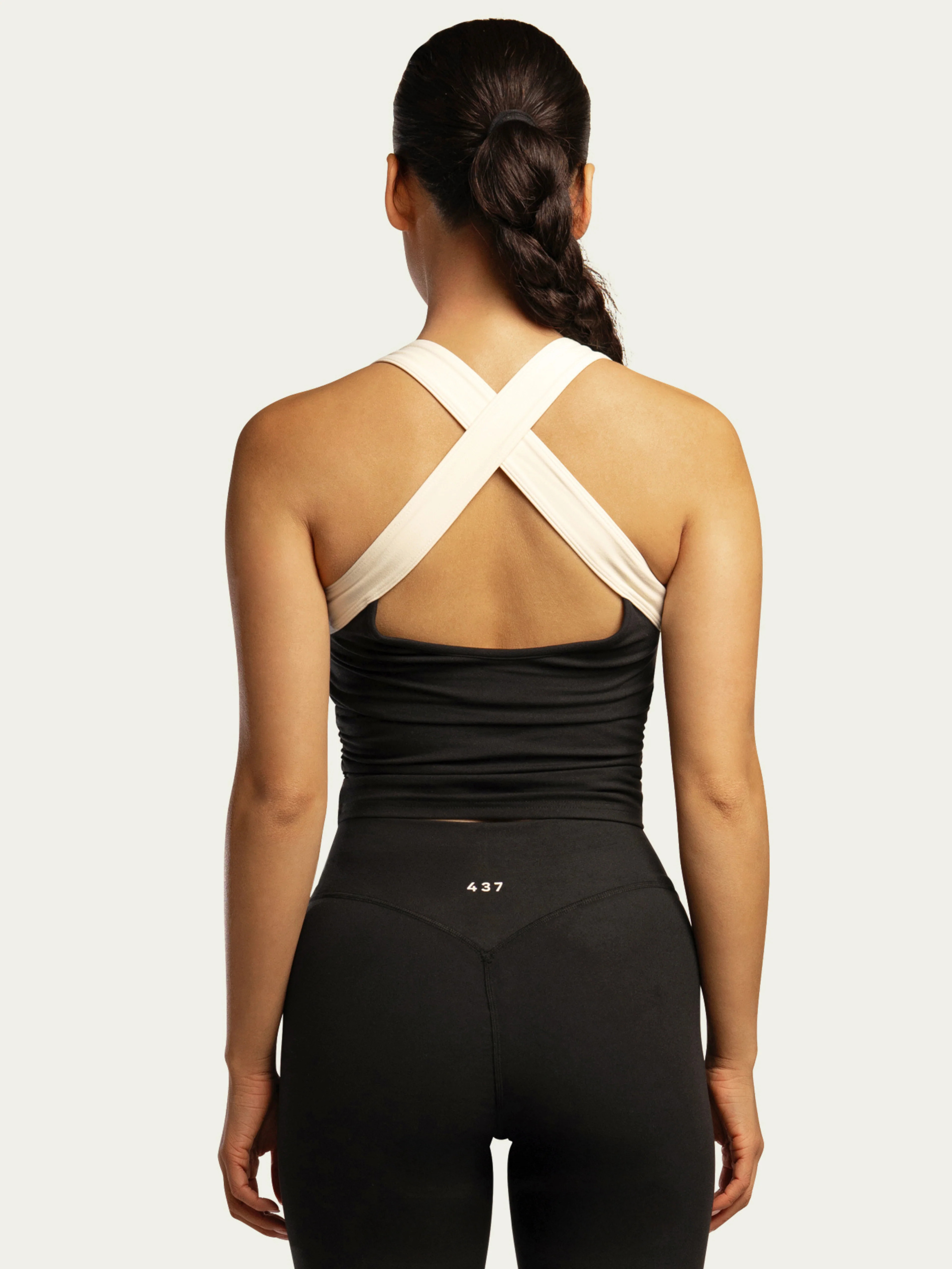 The Sculpt Tank Black & Cream | 437