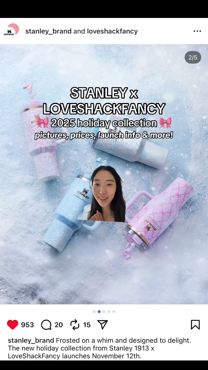 Stanley x LoveShackFancy 2025 Holiday collection!!🎀 Click on the item below for more color options. Drops on Nov.12 at 9am PT/12pm ET!

#stanley #loveshackfancy #giftguide #christmasgift #giftidea #waterbottle #stanleytumbler #coquette #home #travel 

#LTKHoliday #LTKGiftGuide #LTKHome