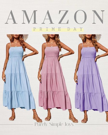 ⭐️ AMAZON PRIME DAY SALE 
Amazon smocked tiered dresses 


#LTKxPrimeDay #LTKsalealert #LTKunder50