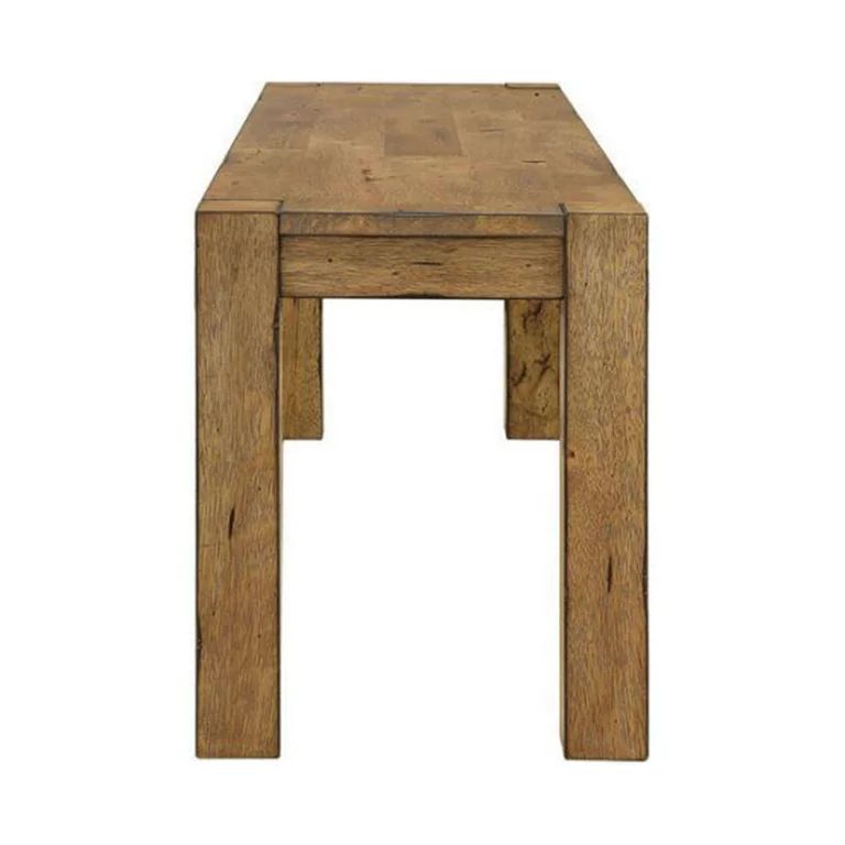 Better Homes & Gardens Bryant Solid Wood Dining Bench, Rustic Brown | Walmart (US)