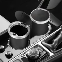 Compact Leakproof Mini Car Trash Can with Easy-Press Pop-Up Lid Durable Odor-Blocking Waterproof ABS Bin for Cup Holders Storage | AliExpress (US)
