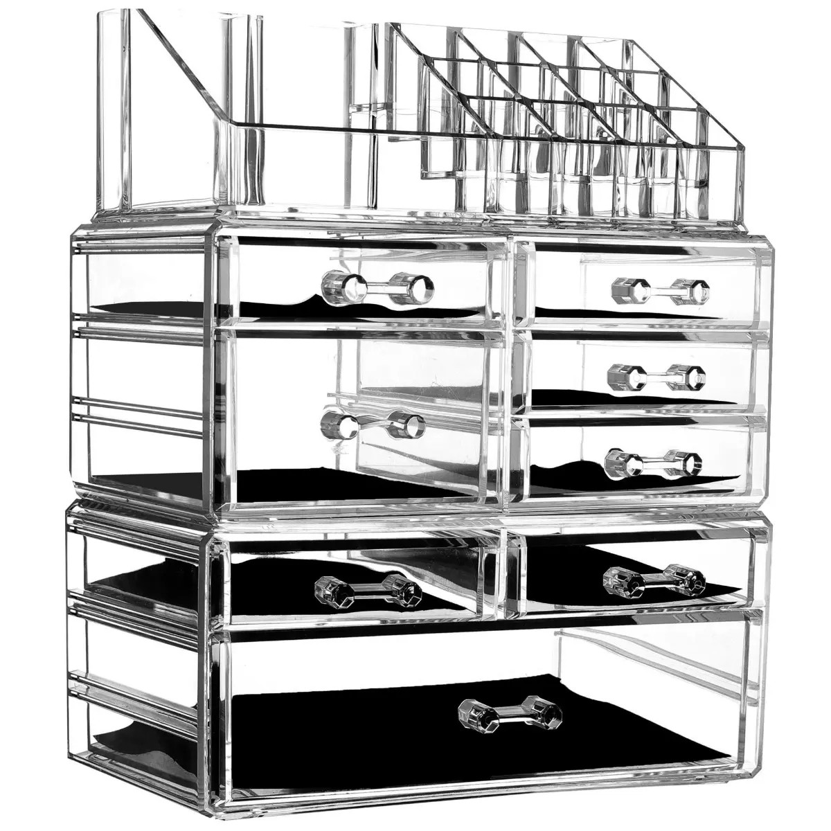 Clear Cosmetic Storage Organizer Easily Organize Your Cosmetics Jewelry And Hair Accessories Look... | Temu Affiliate Program