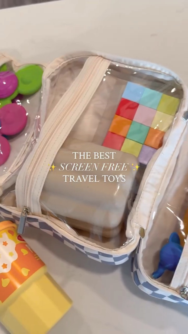 8 of THE BEST screen free travel toys 😊✨🌈 try these out on your next road trip, plane ride, or outing to a restaurant! 

Mom Hack: Try throwing them in this hanging toiletry bag to make it easy to grab & go!

📌 SAVE this for the next time you travel and send this to one of your favorite parent friends! 

#traveltoys #screenfreeactivities #babytraveltips #travelactivities #screenfreetravelactivities

#LTKmomlife #LTKTravel #LTKBaby