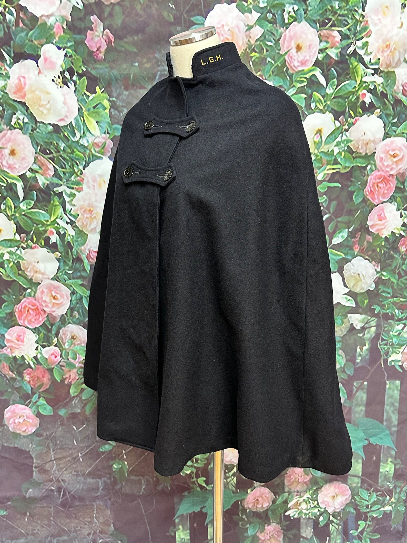 40s Blue Wool Nurses Cape WWII - Etsy | Etsy (US)