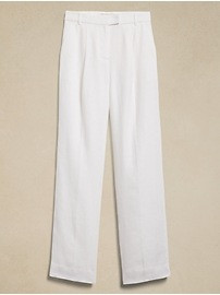 Lina Straight Linen Pant | Banana Republic (US)