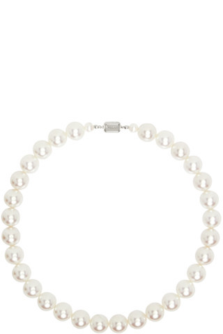 Silver Pearl #9716 Necklace | SSENSE