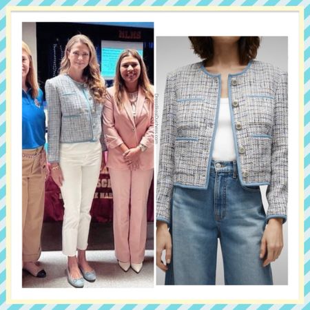 Princess Madeleine Darla tweed jacket 