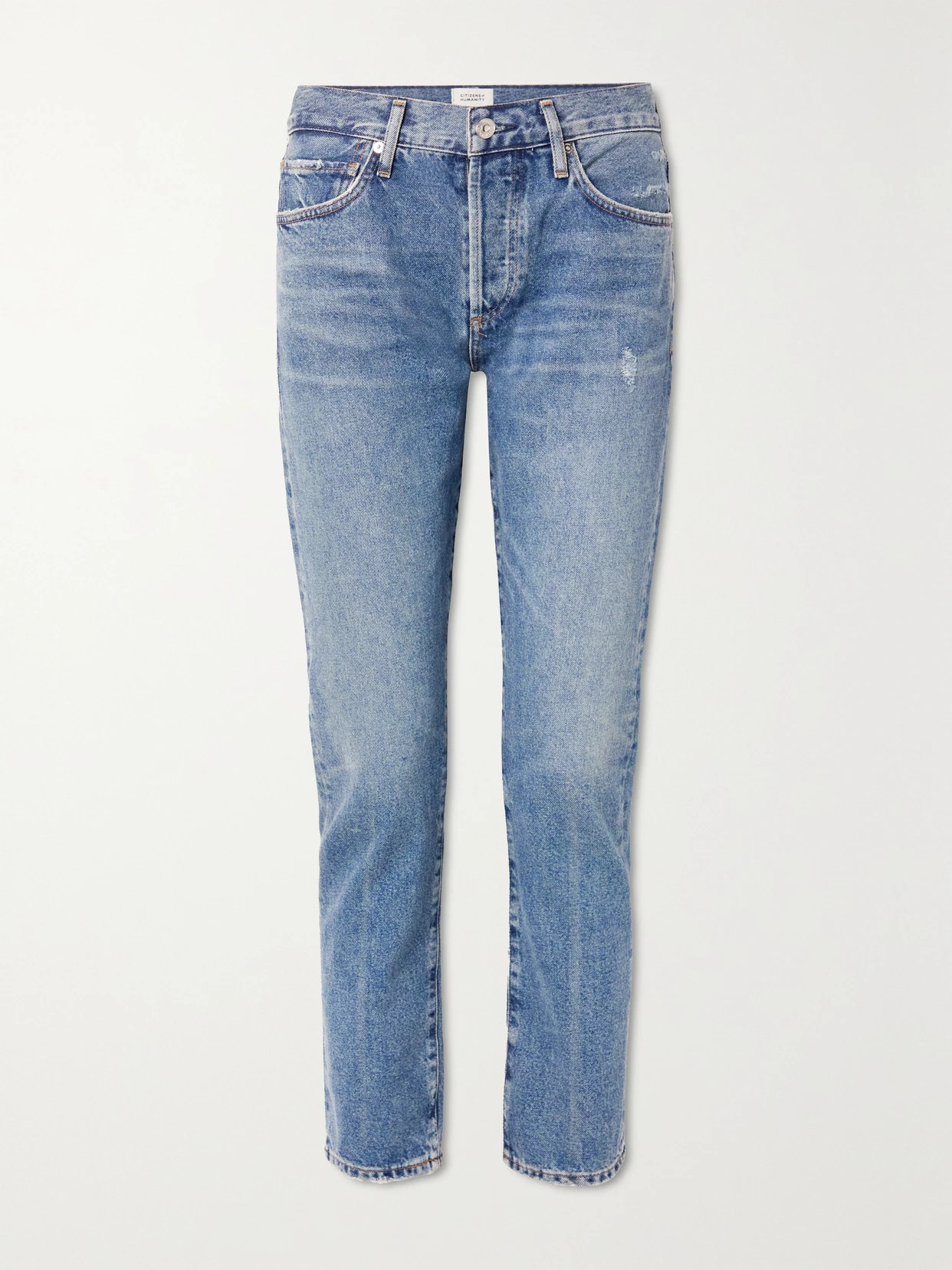 Citizens of Humanity - Emerson Slim Boyfriend Jeans - Mid denim - 24 | NET-A-PORTER APAC