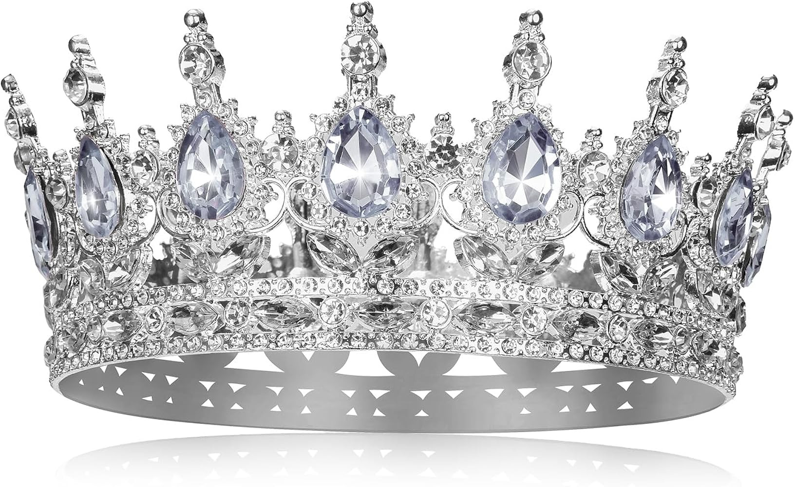 Crown for Women Crystal Rhinestone Wedding Tiara Queen Hair Accessories for Birthday Prom Pageant... | Amazon (US)