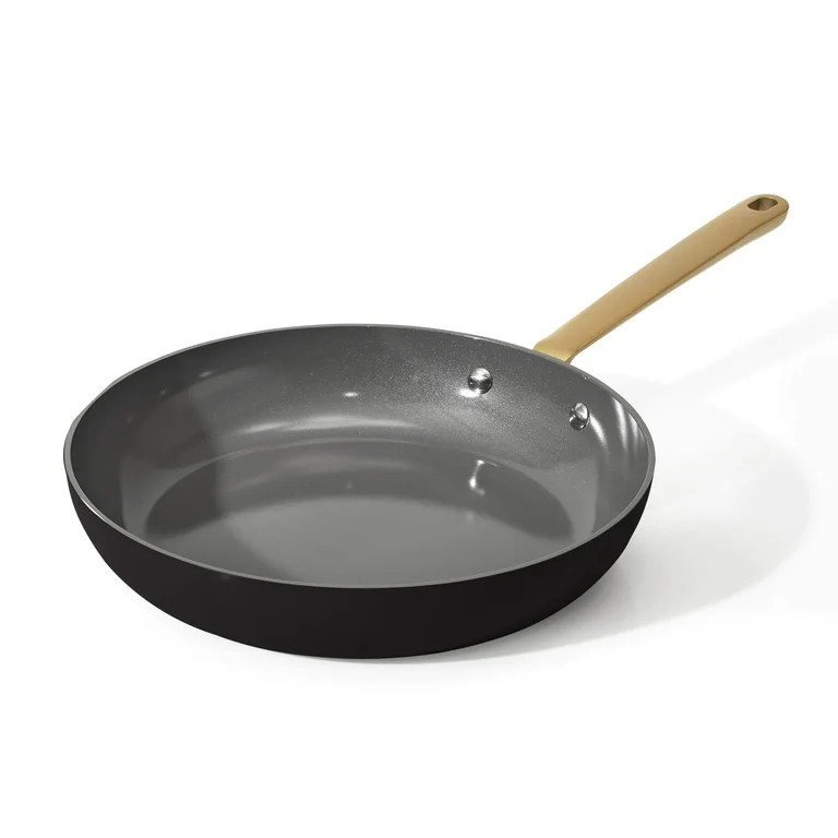 Beautiful 10in Ceramic Non-Stick Fry Pan, Black Sesame by Drew Barrymore | Walmart (US)