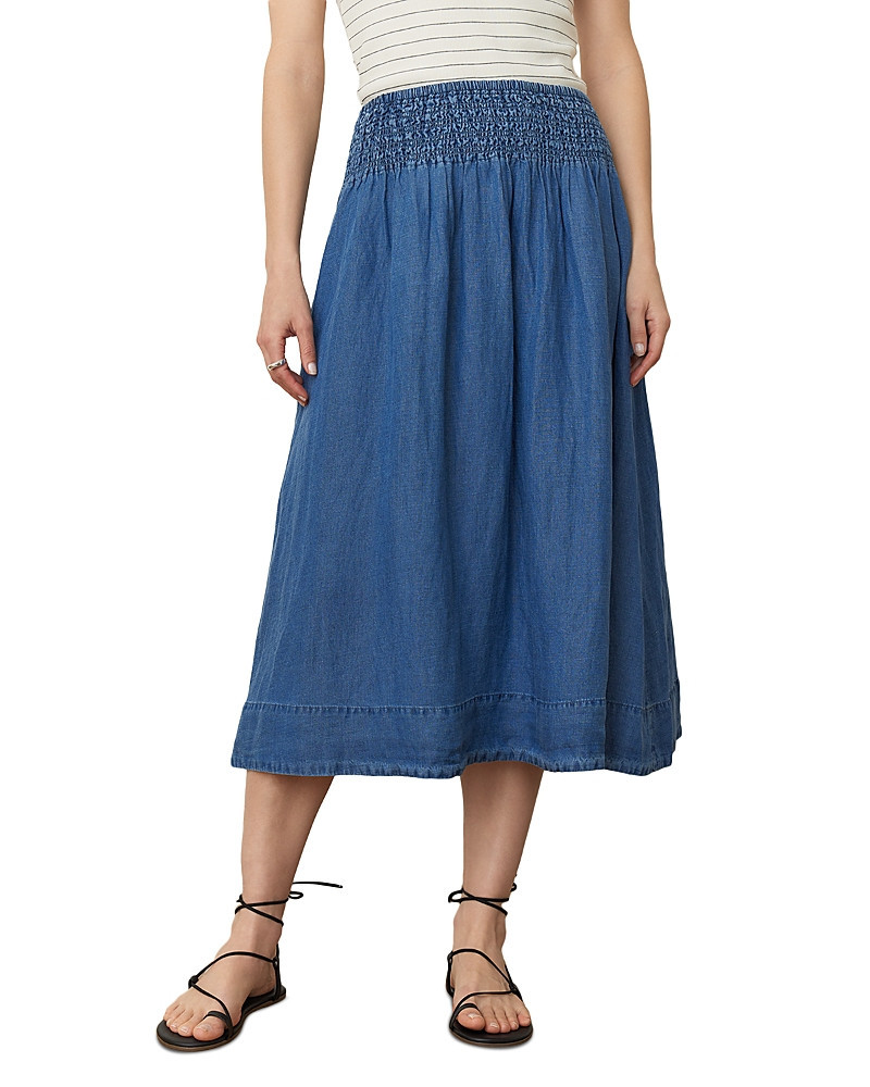 Marine Layer Chambray Midi Skirt | Bloomingdale's (US)