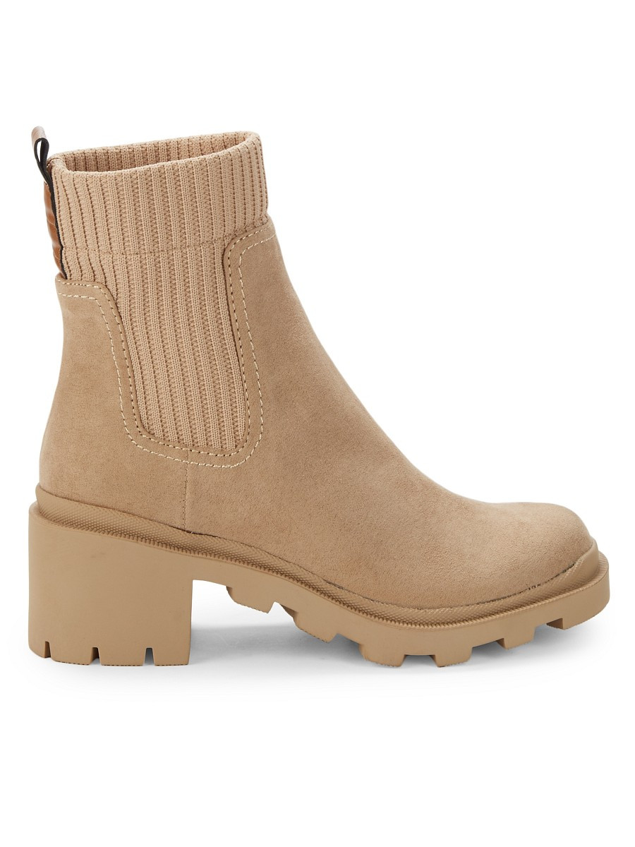 Steven by Steve Madden Women's Darla Sock Booties - Tan - Size 8 | Saks Fifth Avenue OFF 5TH
