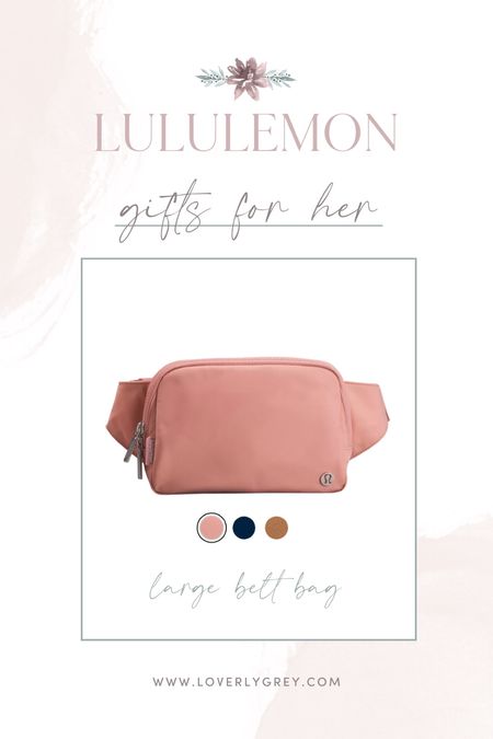 Lululemon large belt bags are back! #loverlygrey 

#LTKunder100 #LTKGiftGuide #LTKfit