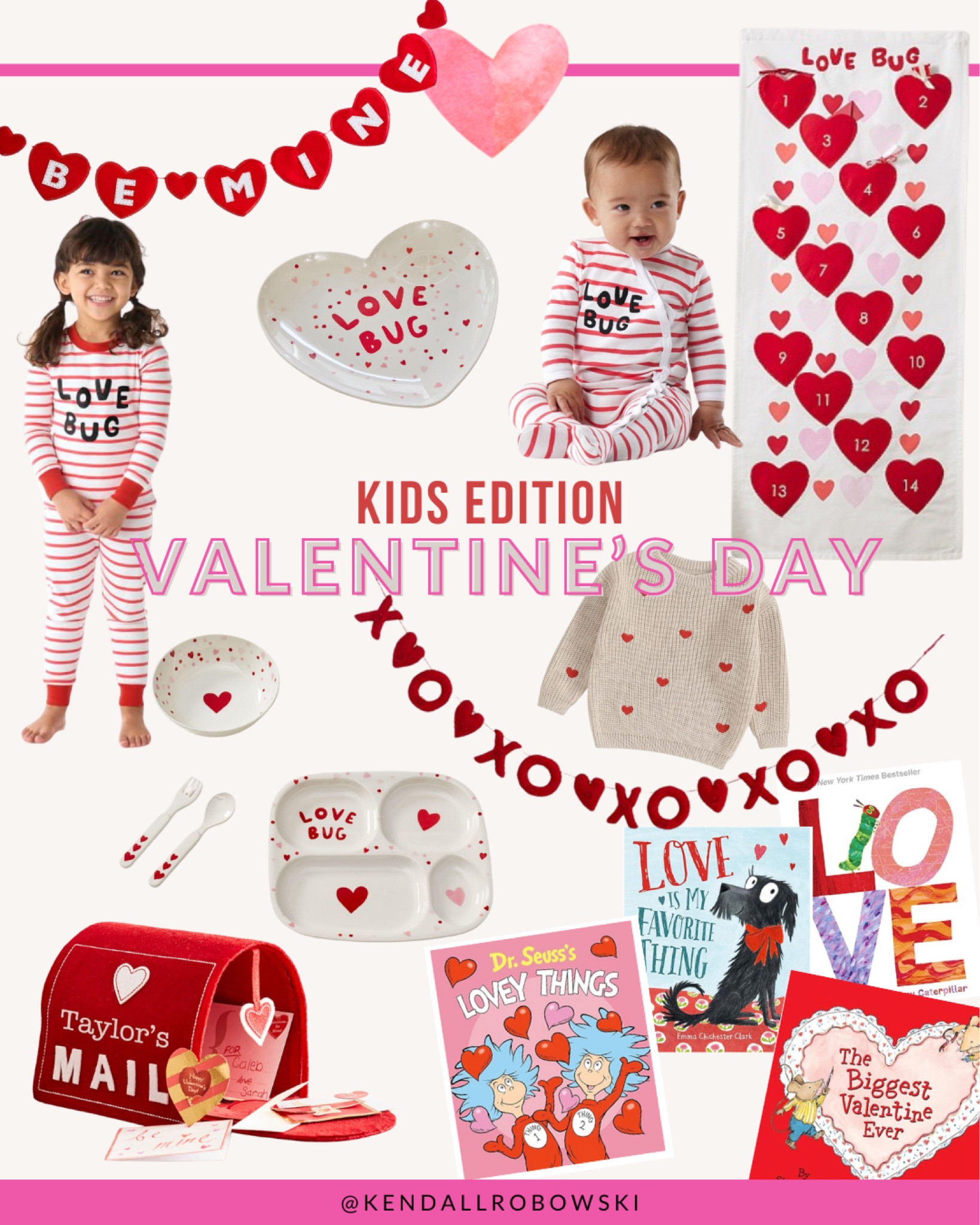 Valentines Day decorations, kids valentines gifts, valentines books, valentines decor!