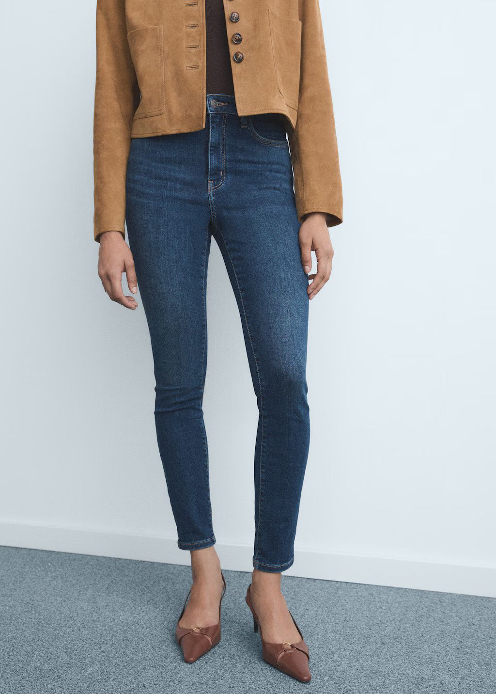 High-rise skinny jeans - Women | MANGO USA | Mango (US/MX/AU)