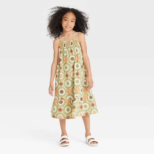 Girls' Sleeveless Maxi Dress - Cat & Jack™ Green | Target