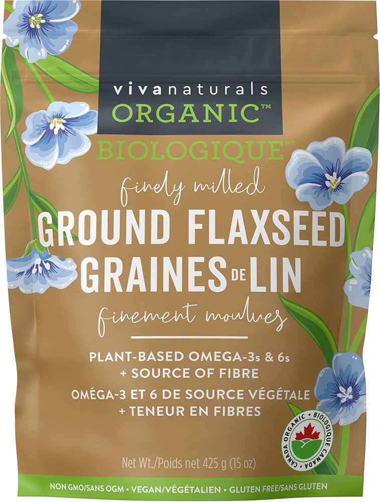 Organic Ground Flax Seed - Premium Quality Plant-Based Protein and Vegan Omega 3 with Fiber, Glut... | Amazon (CA)