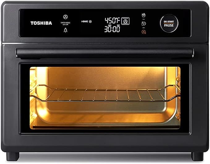 Toshiba Air Fryer Toaster Oven, 13-in-1 Digital Convection Oven for Pizza, Chicken, Cookies, 25L,... | Amazon (US)