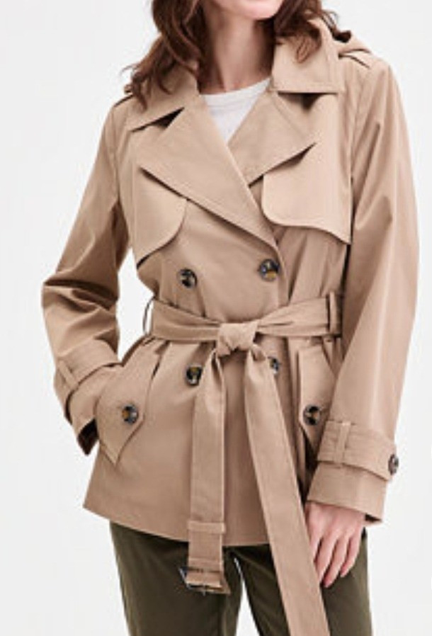 Petite short trench coat for short women.Petite fashion. Petite style and outfits. For more petite tips and finds glambutfirstcoffee.com

#LTKPetite