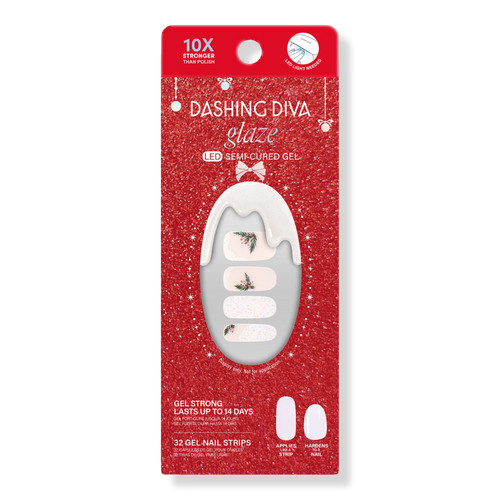 Glaze Semi-Cured Gel Nail Strip, Garland Frost | Ulta