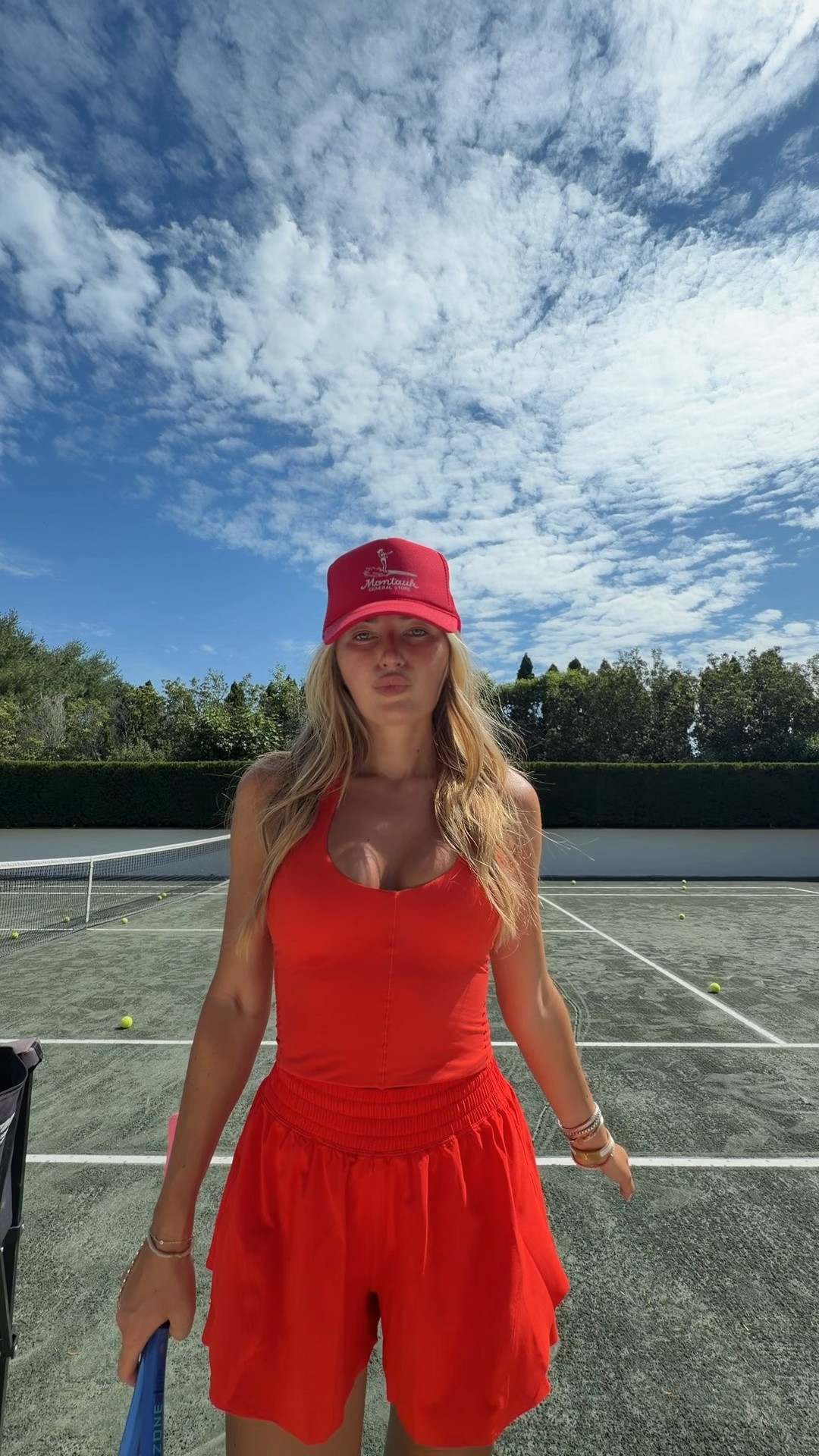Red summer workout outfit

#LTKdayinmylife #LTKgrwm #LTKfitnessgoals